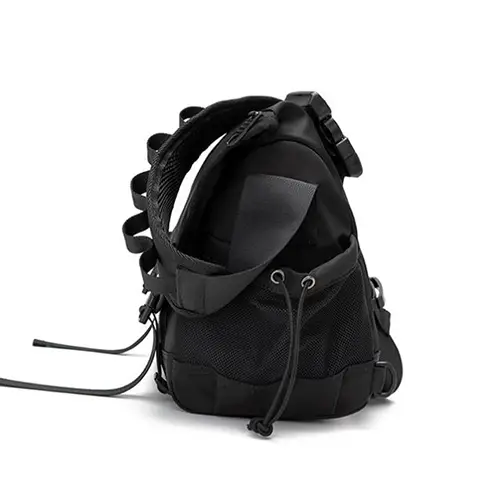  Rugged Multi-Functional Black Messenger Bag with Modern Design